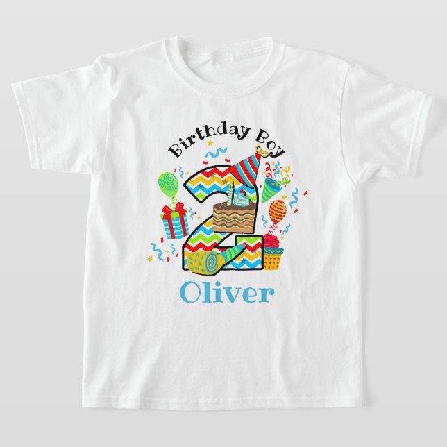 Feliz 2º aniversário de camisetas (Postura )