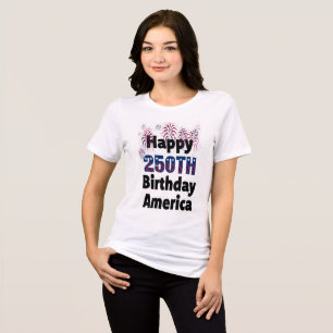 Feliz 250º América Fogos Patrióticos 4 de Julho