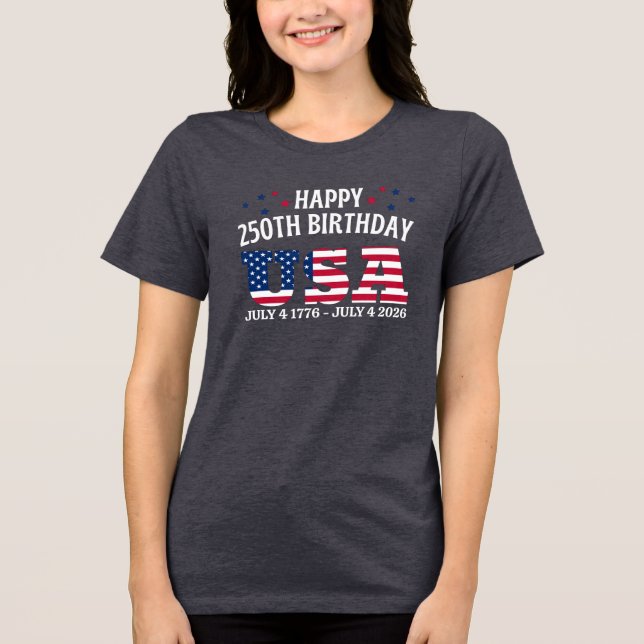 Feliz 250º aniversário EUA (Frente)