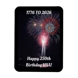 Feliz 250º Aniversário EUA Ímã
