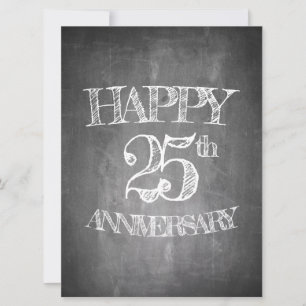 Feliz 25 do conselho de giz