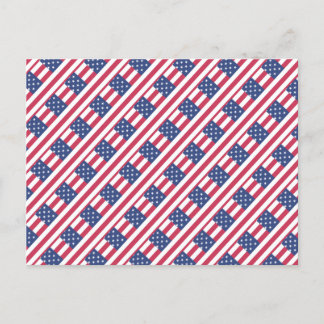 Feliz 4 de Julho, cartão postal do Dia da Independ