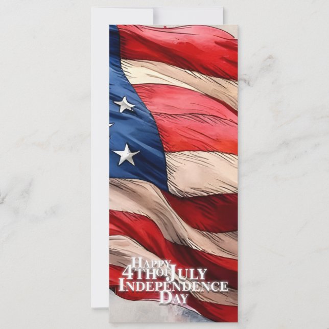 Feliz 4 de julho - Dia da Independência (Frente)