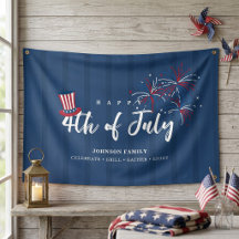 Feliz 4 de Julho Dia da Independência Patriótico d
