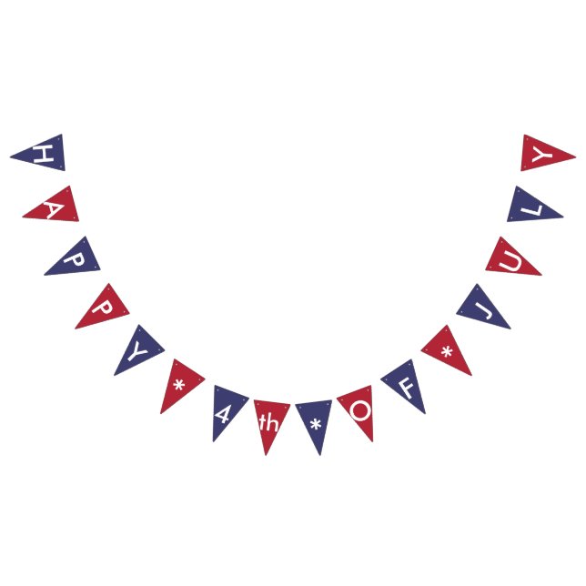 Feliz 4 de julho Partido das Cores de Bandeiras Am (Todos)