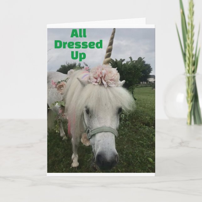 "FELIZ 50º ANIVERSÁRIO" do cartão *BONITO PONY* (Frente)