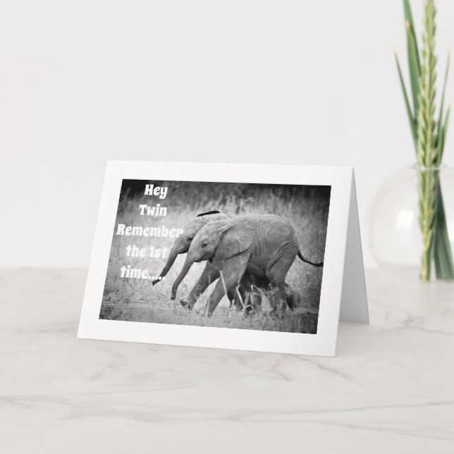 FELIZ **50º ANIVERSÁRIO PARA O MEU CARTÃO "TWIN" (Frente)