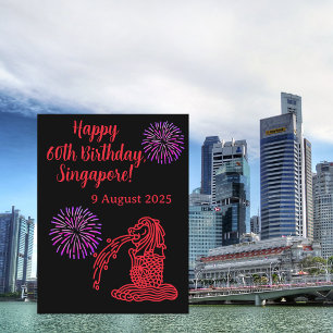Feliz 60º Aniversário, Cartão Postal de Singapura
