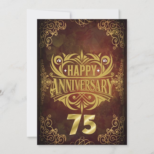Feliz 75º Aniversário (Frente)