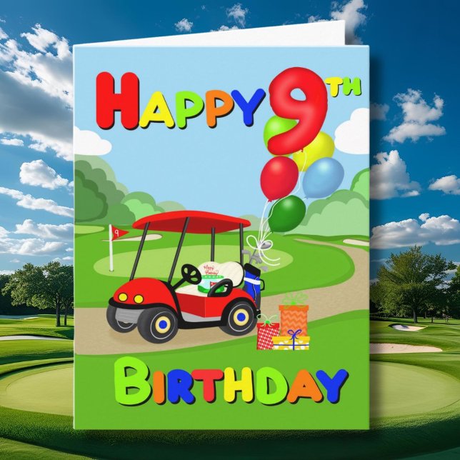 Feliz 9.º Aniversário do Cartão de Golfe dos Red B (Criador carregado)