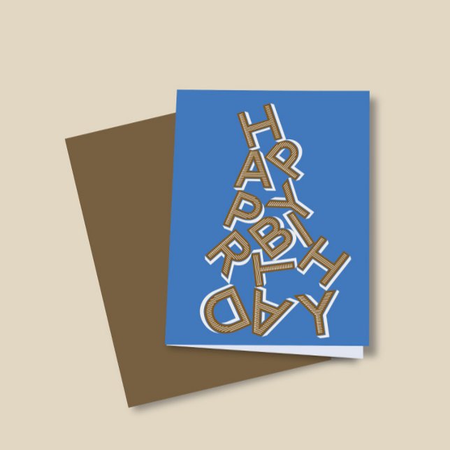 Feliz Aestésico de Aniversário Personalizar Cartão (Criador carregado)