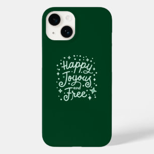 Feliz, alegre, livre, agradecido, Natal