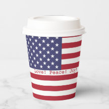 Feliz! American USA Flag 4 de julho Personalize