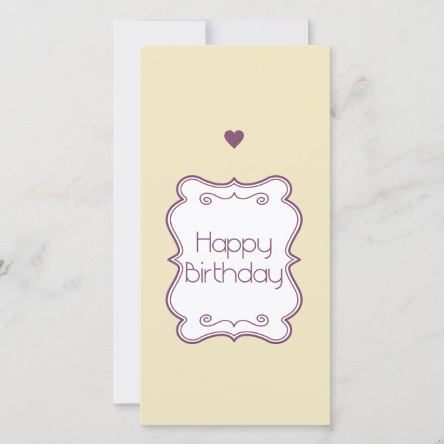 Feliz aniversário (Frente)