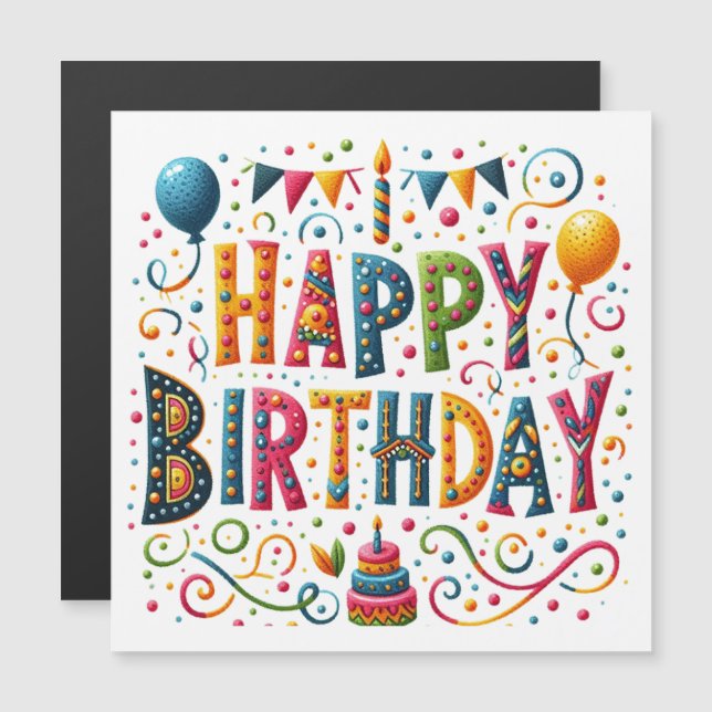 Feliz aniversário (Frente/Verso)