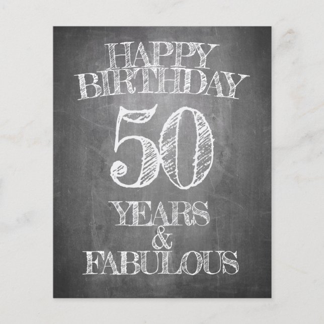 Feliz Aniversário - 50 Anos e Fabuloso (Frente)