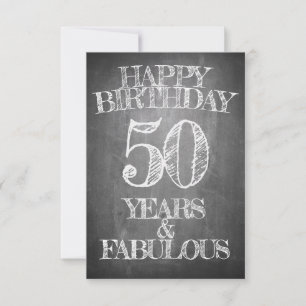 Feliz Aniversário - 50 Anos & Fabuloso