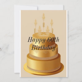 Feliz Aniversário 60º Convite