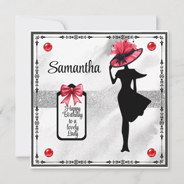 Feliz Aniversário adorável Cartão de aniversário d (Frente)