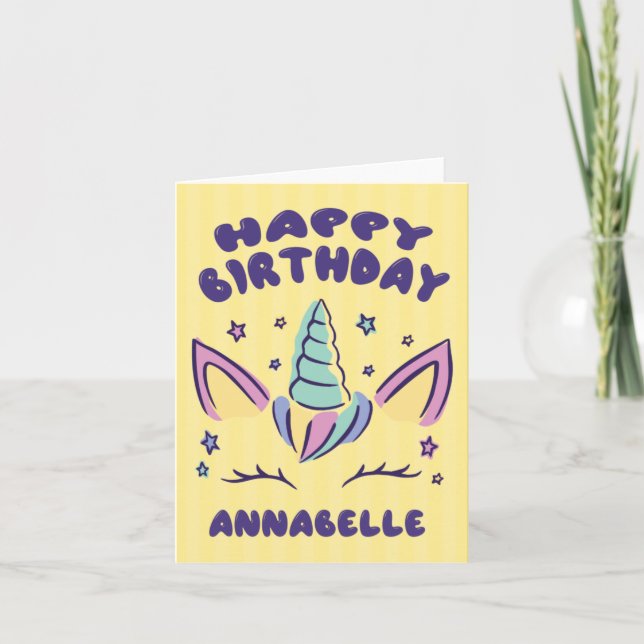 Feliz aniversário Annabelle | Cartão de Aniversári (Frente)