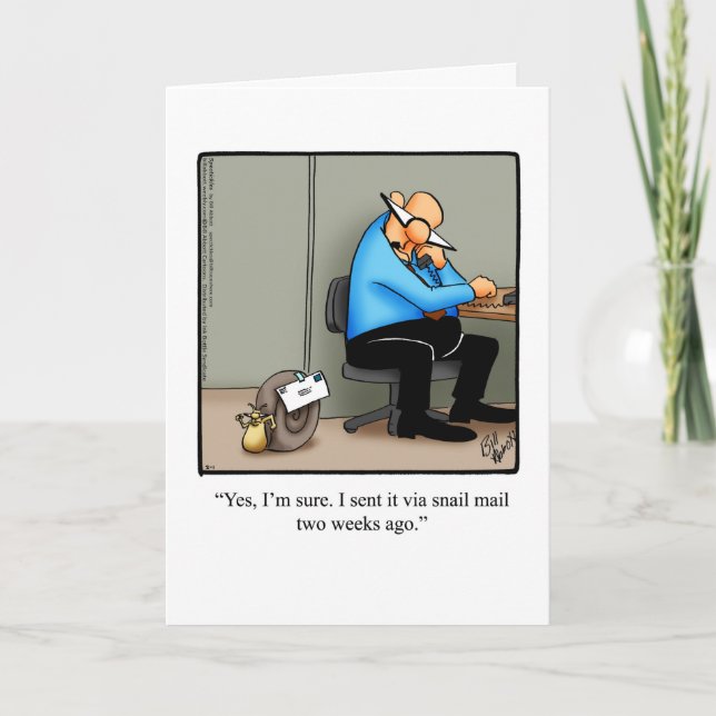 Feliz Aniversário Atrasado Deseja Um Cartão De Sau (Frente)