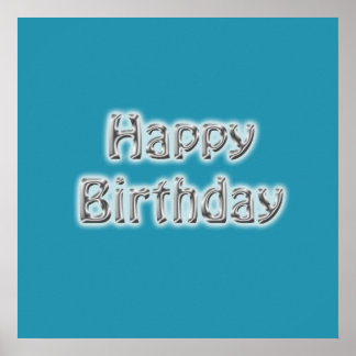 Feliz Aniversário, Autografo Poster