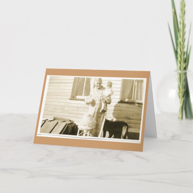 Feliz aniversário, bebê! Cartão (Frente)