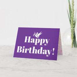 Feliz Aniversário Bebê Dobrado Cartão de Saudação
