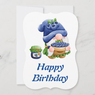 Feliz Aniversário Blueberry Gnomo