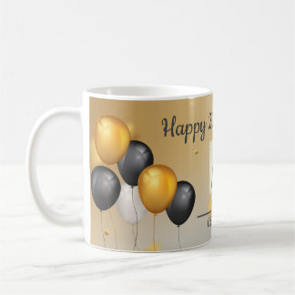 Feliz aniversário Café Mug e xícara