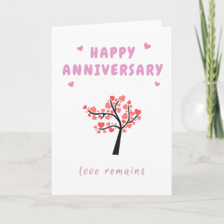 Feliz Aniversário Cartão da Árvore do Amor