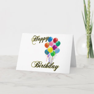 Feliz Aniversário - Cartão de Aniversário Personal