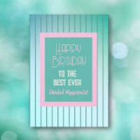 Feliz aniversário - Cartão de saudação BEST Dental