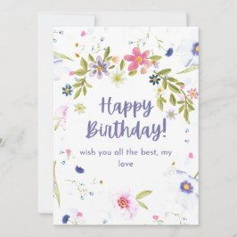 Feliz Aniversário Cartão de Saudação "Celebrar no 