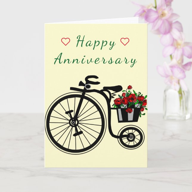 Feliz Aniversário Cartão Flores Românticas (Orquídea)