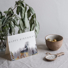 Feliz Aniversário - Cartão Floresta dos Veados da