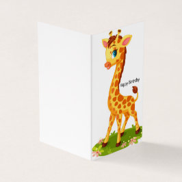 Feliz Aniversário - Cartão Infantil