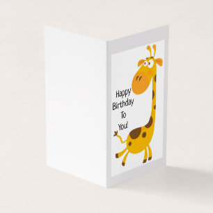 Feliz Aniversário - Cartão Infantil