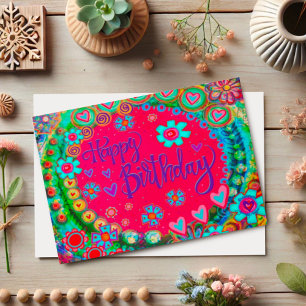 Feliz Aniversário - Cartão "Inspirivity"