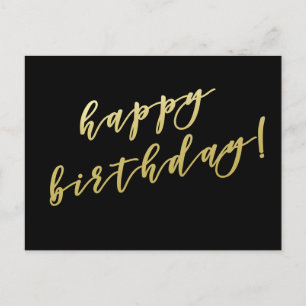 Feliz Aniversário Cartão Postal com Letra de Our
