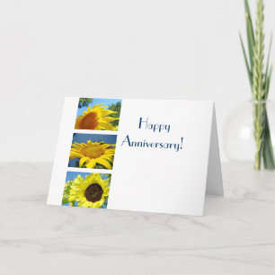 Feliz Aniversário! cartões de saudação Girassol Am
