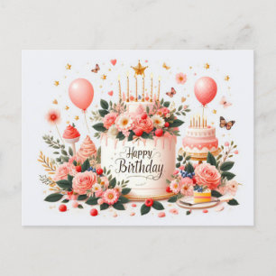 Feliz Aniversário - Cartões Saudáveis