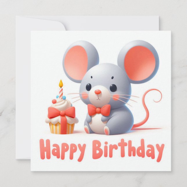 Feliz Aniversário - Cartões Saudáveis (Frente)