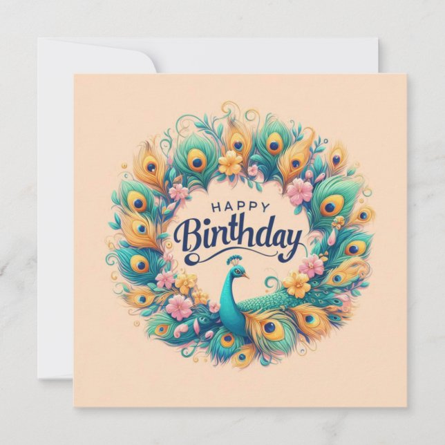Feliz Aniversário - Cartões Saudáveis (Frente)