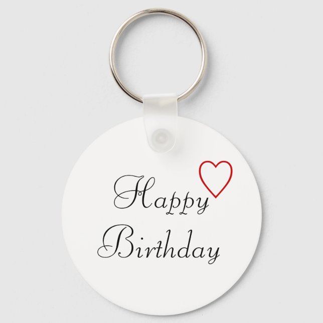 Feliz Aniversário Chaveiro (Frente)