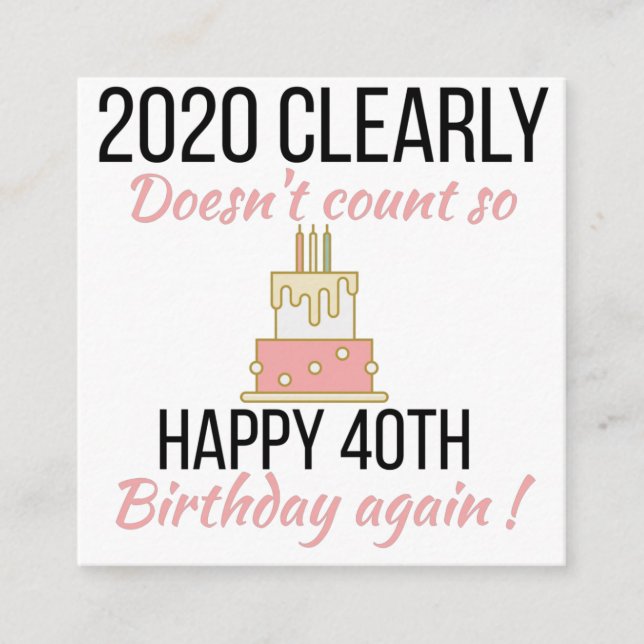 Feliz aniversário de 41ruas, Cartão de aniversário (Frente)