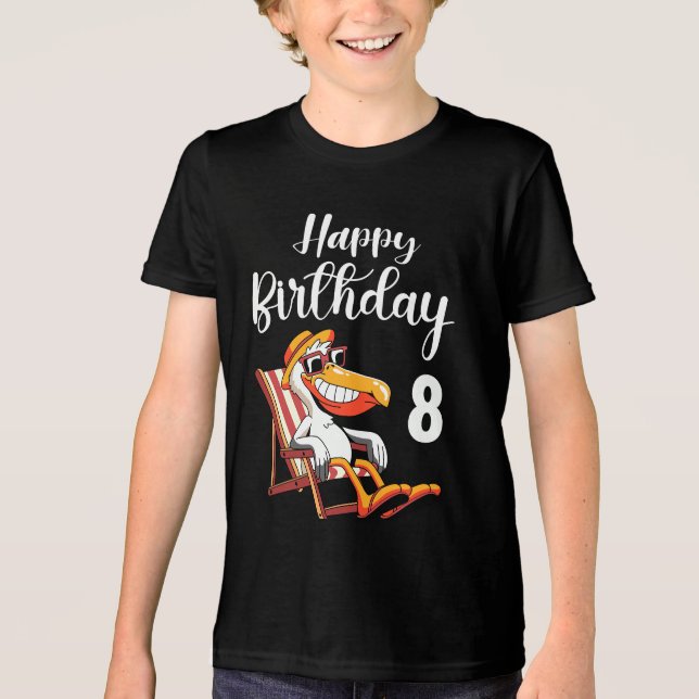 feliz aniversário de 8 anos  (Frente)