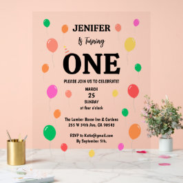 feliz aniversário de balão colorido