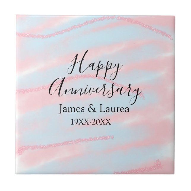 Feliz aniversário de casamento nome data ano paste (Frente)