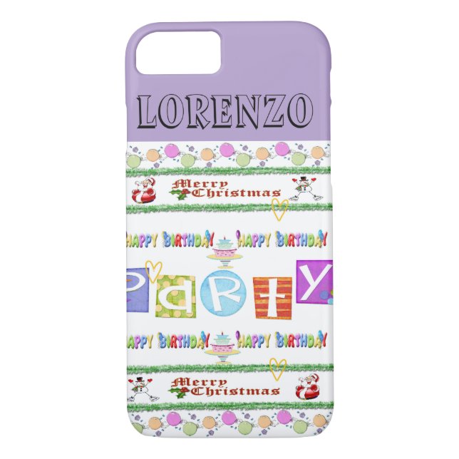 Feliz Aniversário de Feliz Natal das capas de ipho (Verso)